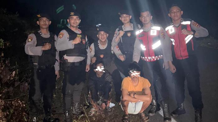 Polda Babel Bekuk Dua Pengedar Sabu dalam Patroli Rutin