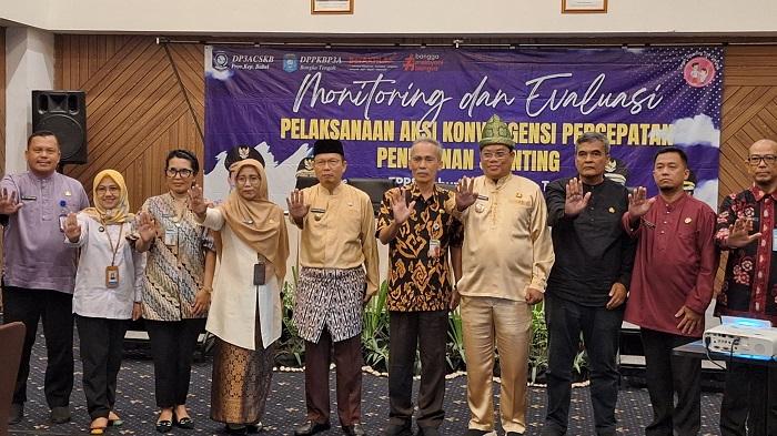 Libatkan Berbagai Sektor, TPPS Bangka Tengah Evaluasi Aksi Percepatan Penurunan Stunting