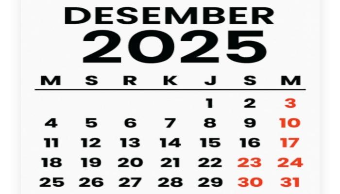 Kalender 2025: Desember Ada Libur Panjang 4 hari Beruntun, Catat Tanggalnya