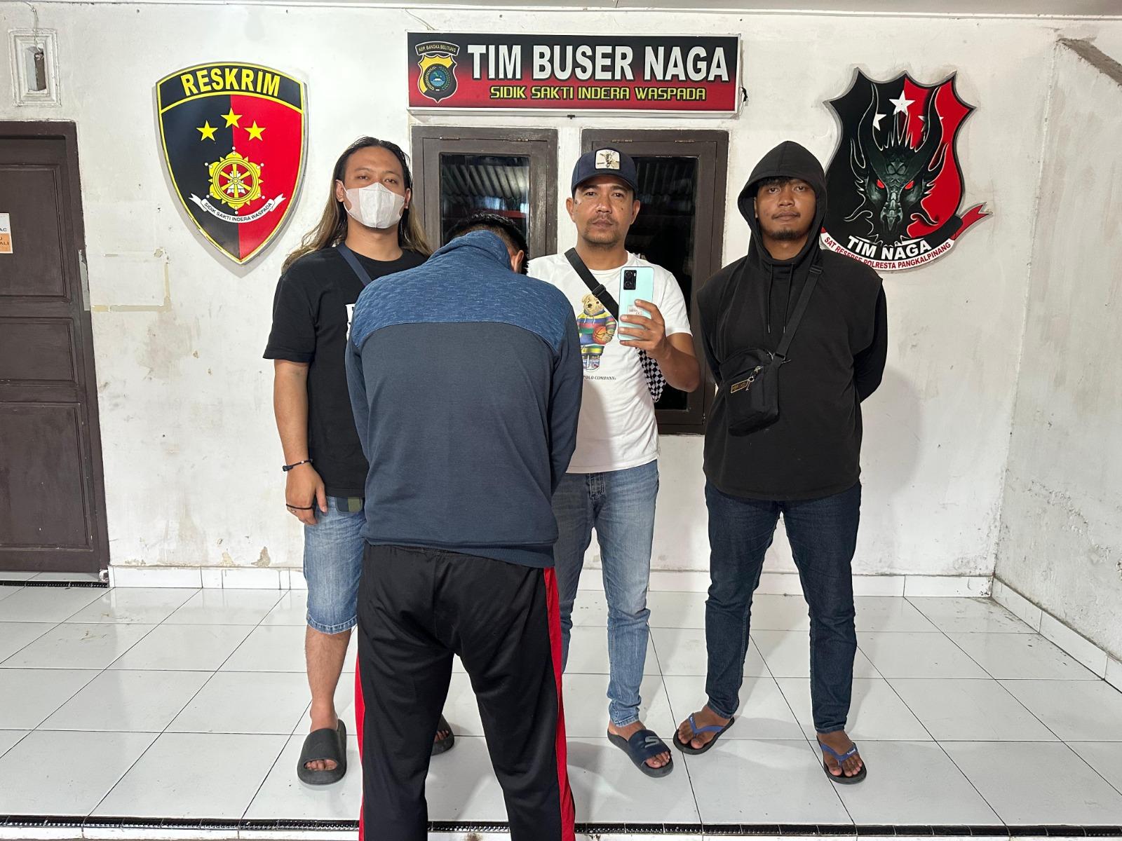 Ikuti Mantan Pacar Joging Berujung Pencurian, Pemuda 18 Tahun Dibekuk Buser Naga di Pangkalpinang