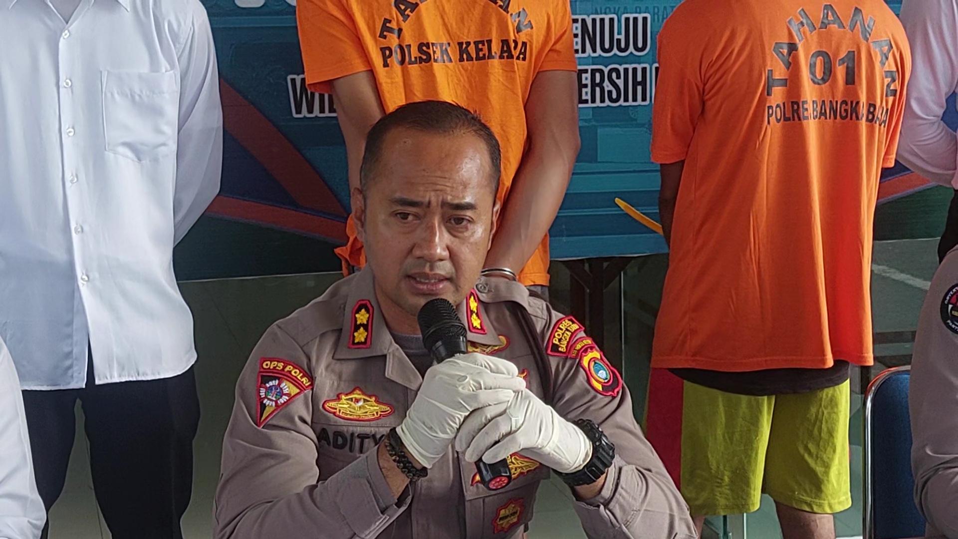 Terjunkan Personel Pantau Titik Rawan Banjir, Polres Bangka Barat Jaga Akses Warga