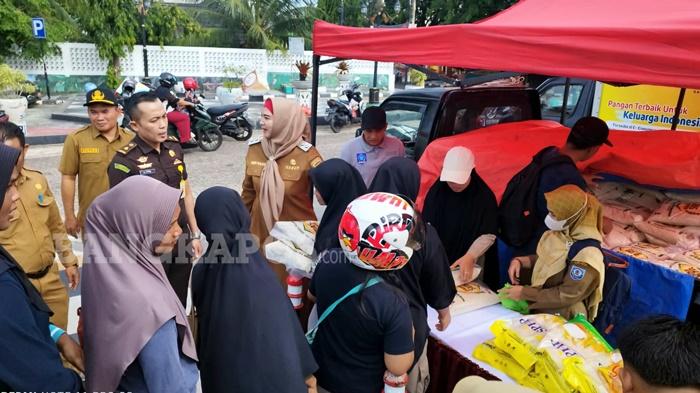 Jelang Nataru, Pemkab Bangka Selatan Gelar Gerakan Pangan Murah