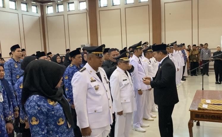 Ratusan Pejabat Eselon III dan IV di Pemerintah Kabupaten Bangka Berganti