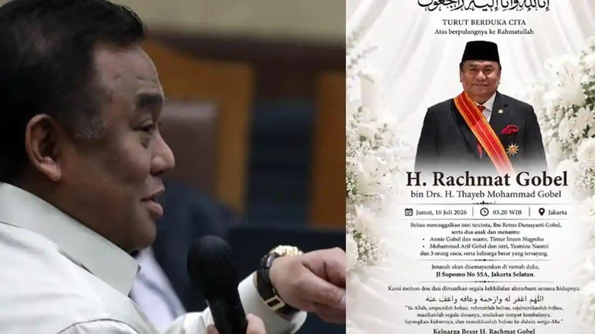 Sosok Rachmat Gobel Anggota DPR dan Eks Mendag Meninggal Dunia, Penerus Keluarga Pendiri Gobel Group - Bangkapos.com
