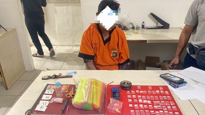 Edarkan Sabu di Kawasan Kuburan Ampui, Residivis Diciduk Satresnarkoba Polresta Pangkalpinang - Bangkapos.com