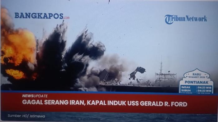 Video: Kapal Induk Nuklir USS Dwight D. Eisenhower Terbakar, 3 Tentara AS Kritis