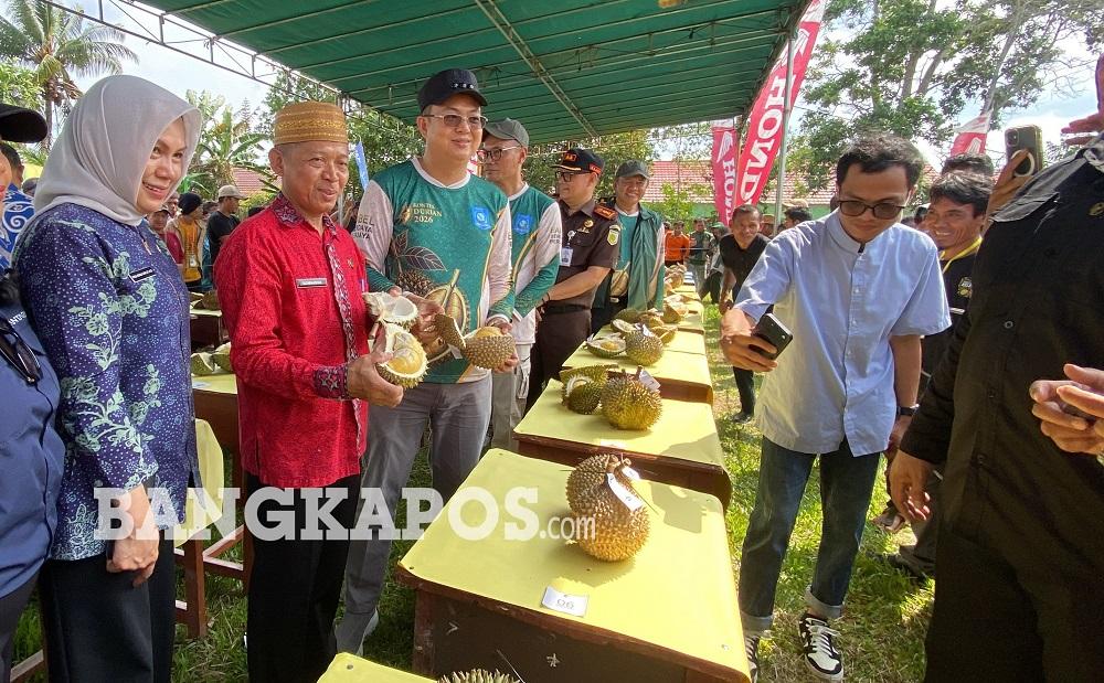 Kontes Durian Babel Jaring 5 Besar untuk Diusulkan sebagai Varietas Unggul ke Kementan RI - Bangkapos.com