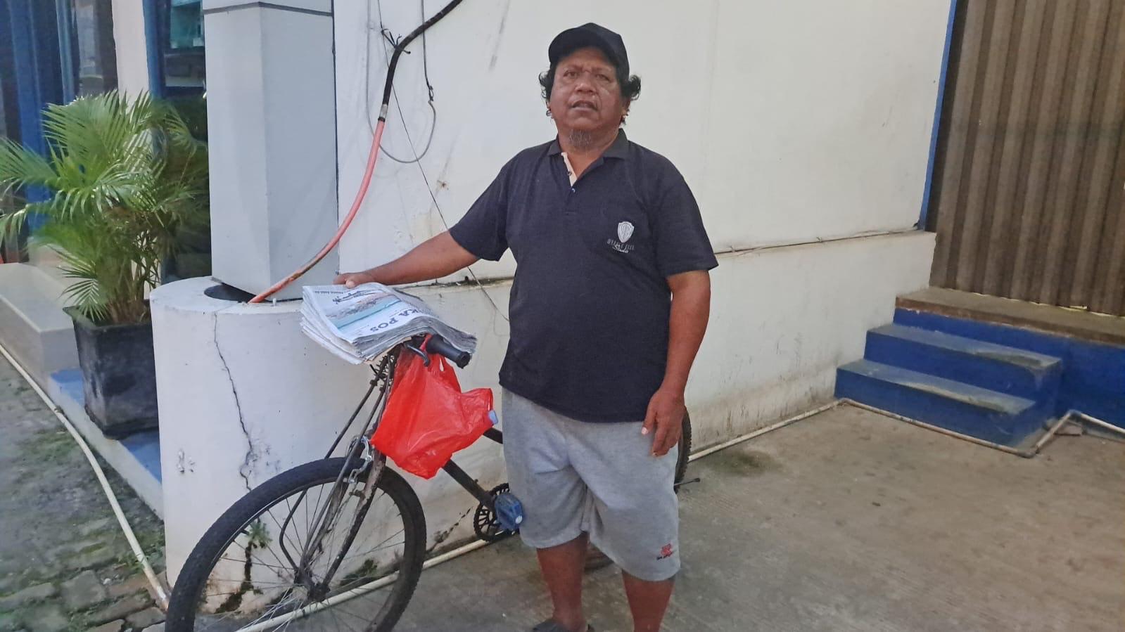Loper Koran Bangka Pos Jadi Korban Jambret, Uang dan Kartu PKH Raib