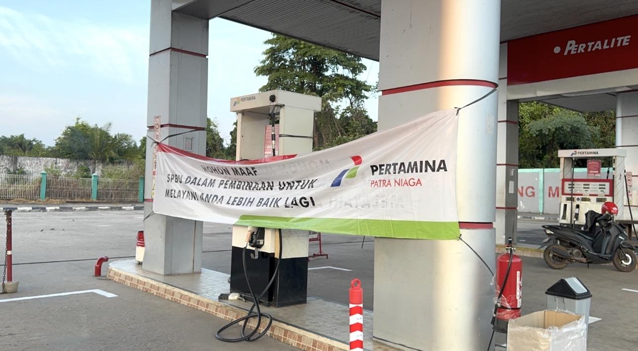 SPBU Nibung Koba Disanksi Pertamina, Seminggu Tidak Bisa Menjual BBM Pertalite Bersubsidi - Bangkapos.com