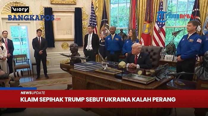 Video : Trump Klaim Ukraina Sudah Kalah Perang, Sebut Putin Siap Bantu Hentikan Konflik Iran