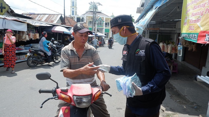 ACT Bangka Belitung Sudah Bagikan 4.200 Masker Kain Gratis, yang Masih Butuh Datangi Tempat Ini