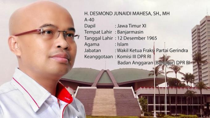Profil Desmond Mahesa yang Meninggal Dunia karena Sakit Sesak Nafas, Aktivis 98 yang Pernah Diculik