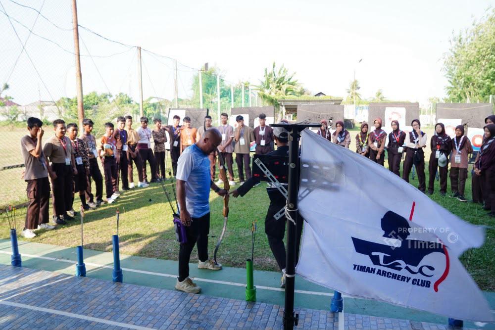 PT TIMAH Bekali Kontingen Jambore Nasional Kota Pangkalpinang dengan Keterampilan Panahan - Bangkapos.com