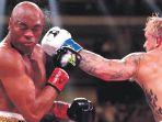 Youtuber Jake Paul Permalukan Legenda UFC Anderson Silva