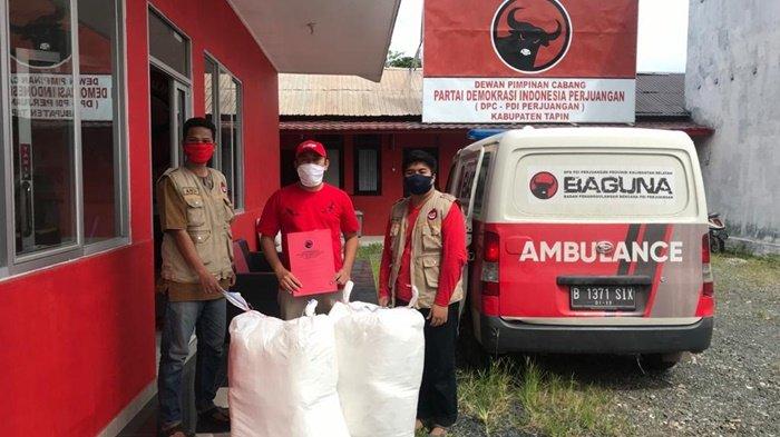 Kabupaten Tapin Dapat 100 Hazmat dari PDIP Kalsel