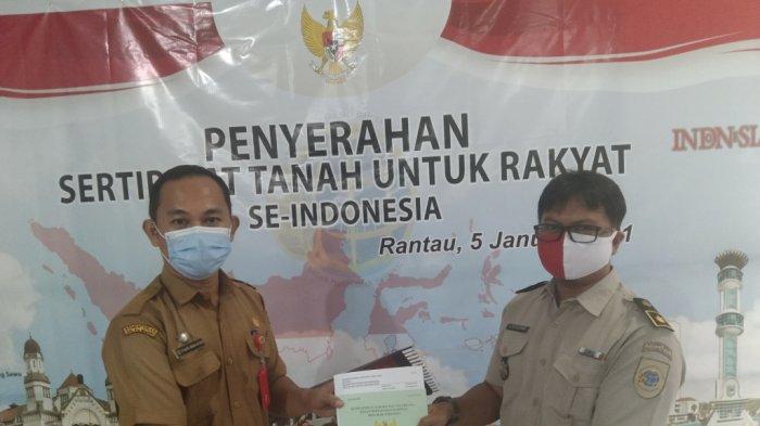 BPN Tapin Sudah Serahkan 1.356 Sertifikat Tanah ke Masyarakat dari Total Target 4.750