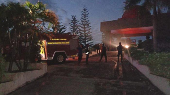 Ruang Produksi Radio Bersujud di Kantor Bupati Tanahbumbu Terbakar Senin Dinihari