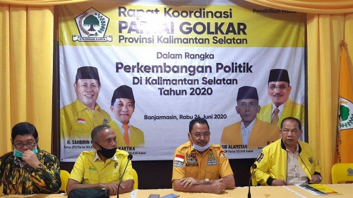 Pilkada Kalsel 2020 - DPD Golkar Kalsel Usulkan Duet Sahbirin-Muhidin ke DPP, Begini Pertimbangannya