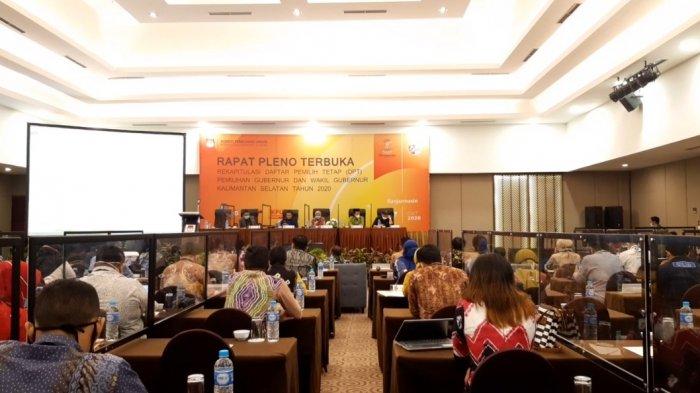 Pilkada Kalsel 2020, KPU Rekapitulasi DPT Pilgub, ini Jumlahnya