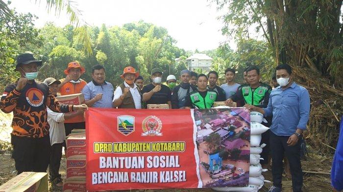Usai Serahkan Bantuan, Begini Ungkapan Ketua DPRD Syairi Mukhlis Untuk Korban Banjir HST