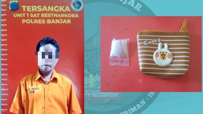 Diduga Edarkan Narkotika Jenis Sabu, Warga Astambul Kabupaten Banjar Diringkus di Depan Rumah
