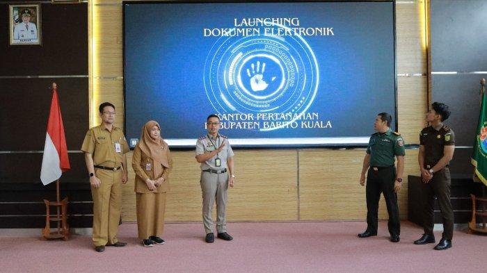 Pj Bupati Batola Mujiyat Harapkan Penerbitan Dokumen Elektronik di Pertanahan Mudahkan Masyarakat
