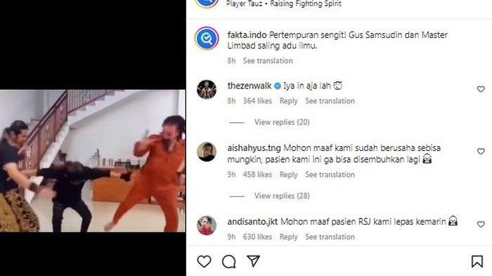 Adu Sakti Gus Samsudin dan Limbad Terekam, Pesulap Merah Bakal Syok Lihat Ini