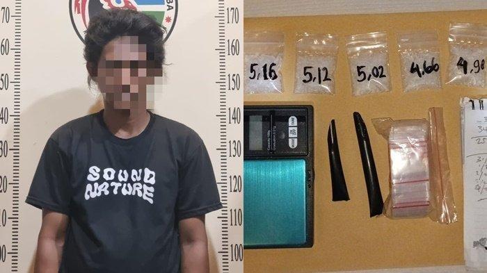 Dua Pengedar Bernyanyi, Polisi di Samarinda Tangkap Bandar Sabu di Rumah