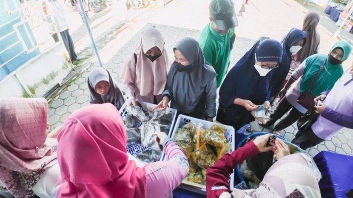 Kendalikan Inflasi Daerah, Pasar Murah Kembali di Gelar di Kelurahan Guntung Paikat Banjarbaru