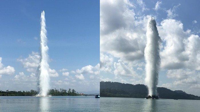 Ranjau Bekas Peninggalan Perang Dunia II Diledakkan di Perairan Teluk Batagau Kaltara