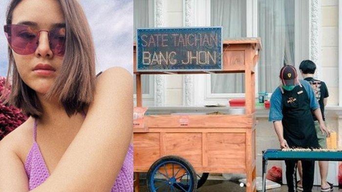 Perlakuan Amanda Manopo pada Rendi Jhon yang Kini Jualan Sate Terekam di Lokasi Syuting Ikatan Cinta