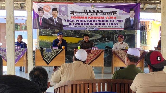 Tuntas Serentak Lakukan Reses, Anggota DPRD Tanahlaut Serap Beragam Aspirasi Masyarakat