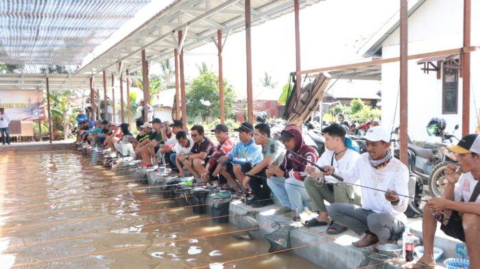 Puluhan Pemancing Adu Kemampuan di Batola, Meriahkan HUT Bhayangkara ke-78