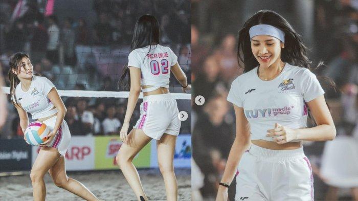 Anya Geraldine Jadi Pacar Online, Satu Lapangan Dengan Atta Halilintar Tanding Voli Pantai