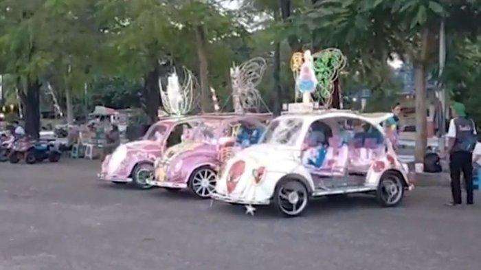 Menunggu Waktu Berbuka, Warga Martapura Ini Isi Waktu Kelilimg Kota