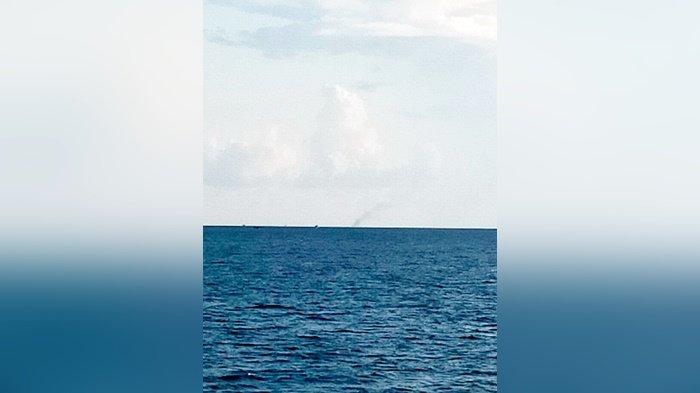 Kapal Cantrang dari Luar Pulau Dibakar di Perairan Jorong Kabupaten Tanah Laut Kalsel