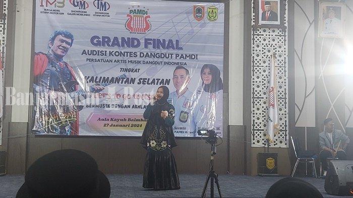Puluhan Penyanyi Kalsel Adu Suara di Grand Final Kontes Dangdut, Belajar Otodidak Dari Usia SD