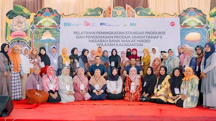 BSI Maslahat Laksanakan Pelatihan Untuk Pelaku UMKM LKMS Bank Wakaf Mikro di Kalsel