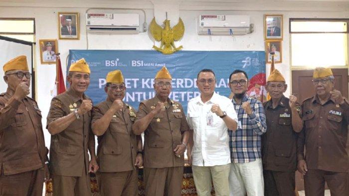 BSI Berbagi Semangat Kemerdekaan Bersama Legiun Veteran Kalsel, Dalam Rangka HUT ke-78 RI