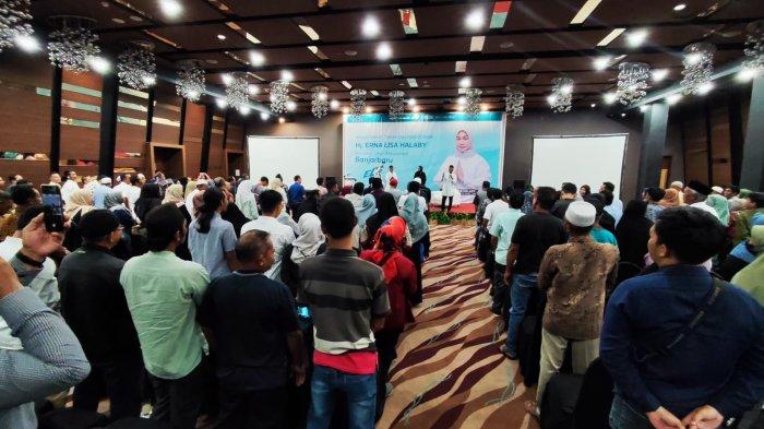 Serap Aspirasi Warga, Lisa Halaby Dapat Dukungan Masyarakat Landasan Ulin, Ini Program Unggulannya