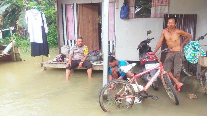 Banjir di Kalsel, Ketinggian Air Bervariasi di Mandingin Kabupaten Hulu Sungai Tengah