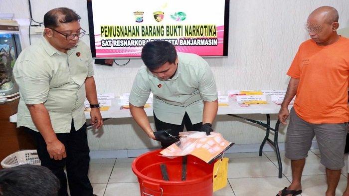 Tangkap 15 Tersangka di Januari-Februari 2024, Satresnarkoba Polresta Banjarmasin Sita 1/2  Kg Sabu