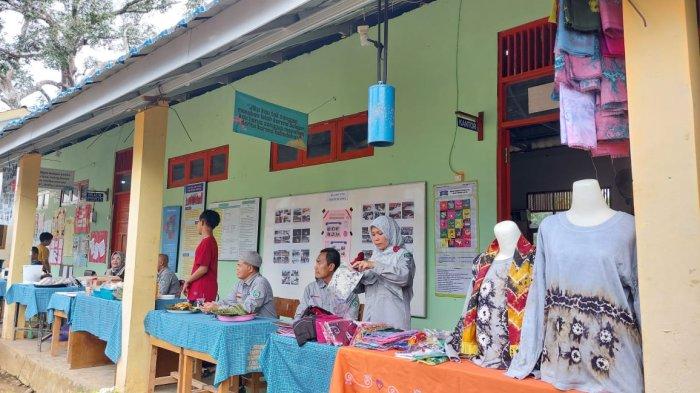 Siswa SMPN 4 Awayan Balangan Tampilkan Kreasi Seni dan Produk Kerajinan Tangan