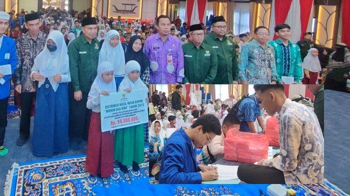 Baznas Cerdas Bergulir, Siswa SD hingga Mahasiswa di Banjarmasin Terima BLT, Hasil Infaq Rp 2 Ribu