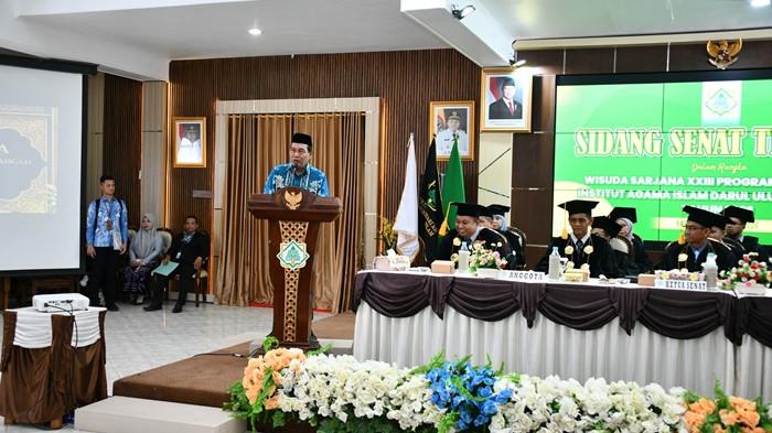 Bupati HSS Syafrudin Noor berikan sambutan