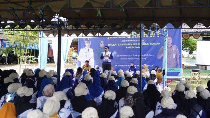 Buka Jambore Kelompok Wanita Tani Kabupaten HST Tahun 2024, Bupati Aulia Beri Pesan Ini