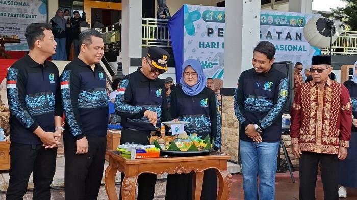 Bupati Tabalong HM Noor Rifani didampingi Ketua TP PKK Kabupaten Tabalong