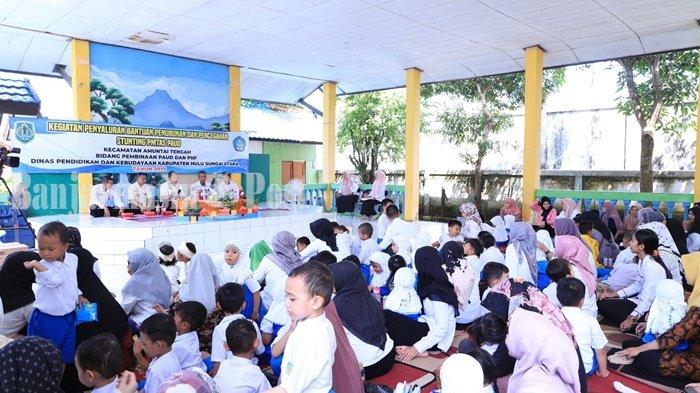 Cegah dan Turunkan Stunting, Pemberian Makanan Tambahan Anak Sekolah Disalurkan ke 1.129 Murid PAUD