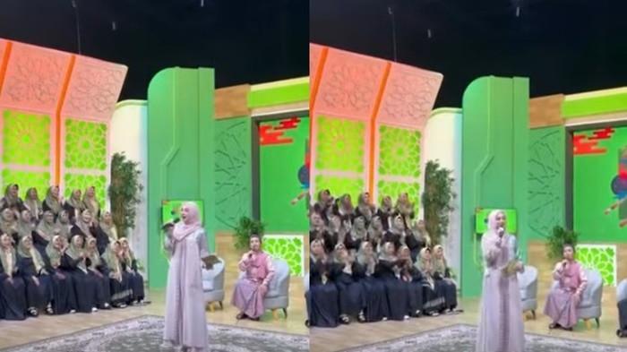 AKTIF LAGI - Celine Evangelista kembali jadi pemandu acara, foto dicapture 2 November 2025.