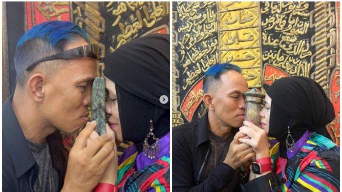 Cium Bagian Jasad Rasulullah, Geni Faruk dan Halilintar Anofial Rayakan Ultah 30 Tahun Pernikahan